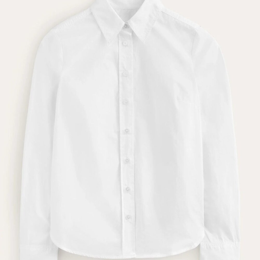 Boden Sienna 100% Cotton Crisp White Dress Shirt 20/22